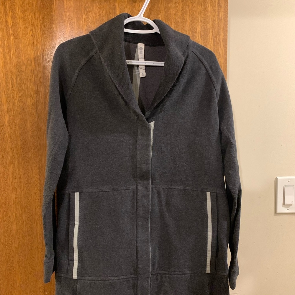 lululemon athletica Gray cardigan sweater